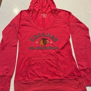 Let’s Go Hawks! Chicago Blackhawks Woman’s Hoodie
